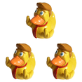 thumbnail image 1 of Pato Juguete Donald Trump Duck Doll Cute Decor (dedo Medio) Amarillo, 1 of 4