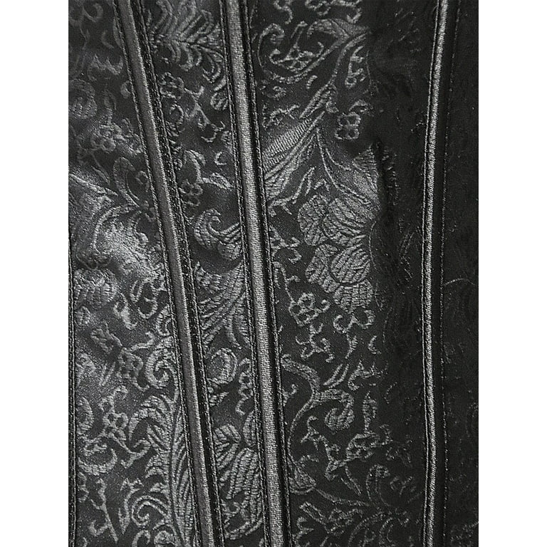 LELINTA Women's Vintage Jacquard With Pattern Lace Boned Overbust Corset  Busiter Top Bodice Plus Size S-6XL 
