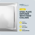thumbnail image 2 of Hart & Cooley 6" Steel Plate Diffuser with Fixed Collars & R6 Molder Insulation, 2 of 8