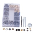 thumbnail image 3 of Metal Snap Buttons Press Studs Press Stud Kit Clothing Accessories Leather Button Tool Leather Snap Fasteners Kit Backpacks Jacket For DIY Crafts Shirts, 3 of 8