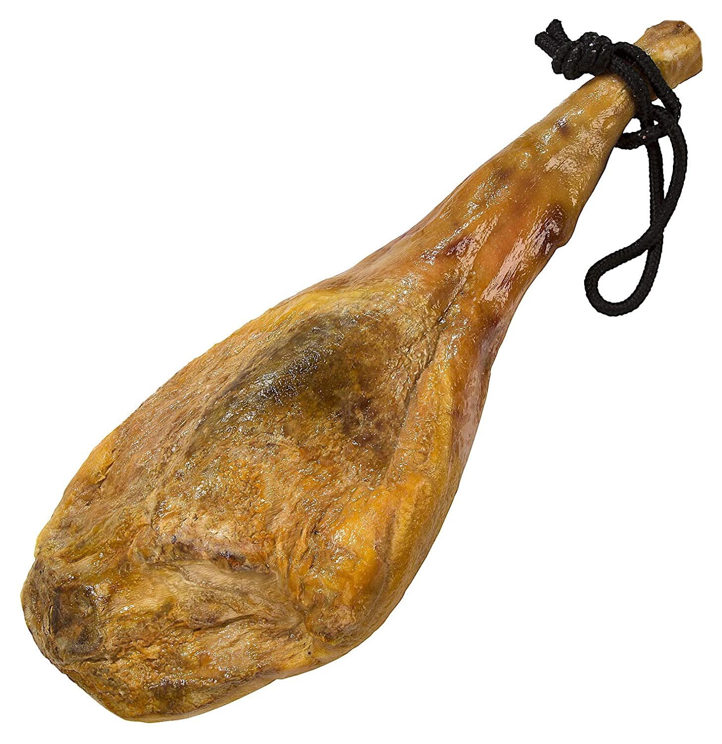 Jamonprive Serrano Ham Bone in from Spain 15-17 lb with Ham Holder & Knife - Pork Ham Spanish Jamon Serrano