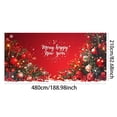 thumbnail image 2 of Festive Outdoor Garage Banner for Holidays - Large Christmas Decoration for Front Porch or Yard Welcome Sign, 2 of 5