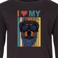 thumbnail image 4 of Inktastic I Love My Rottweiler Dog Long Sleeve Youth T-Shirt, 4 of 5