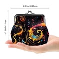 thumbnail image 2 of Note Travel Wallet - 0.7 Microfiber Coin Purse with Zinc Alloy Jaws, 4.3x4.7 in/11x12 cm - Organizer for Travel Essentials and Documents, 2 of 7