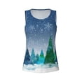thumbnail image 4 of Fotbe Christmas Trees Womens Loose Fit Casual Flowy Slim-Fit Tank Tops Athletic Round Neck Trendy Sleeveless Summer Tops for Gym and Yoga-X-Large, 4 of 9
