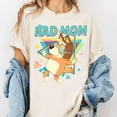 thumbnail image 3 of Rad Mom Blu.ey Cartoon Shirt, Men's and Women's Graphic Tee 100% Cotton by TBun, Full Sizes S-5XL, 3 of 5
