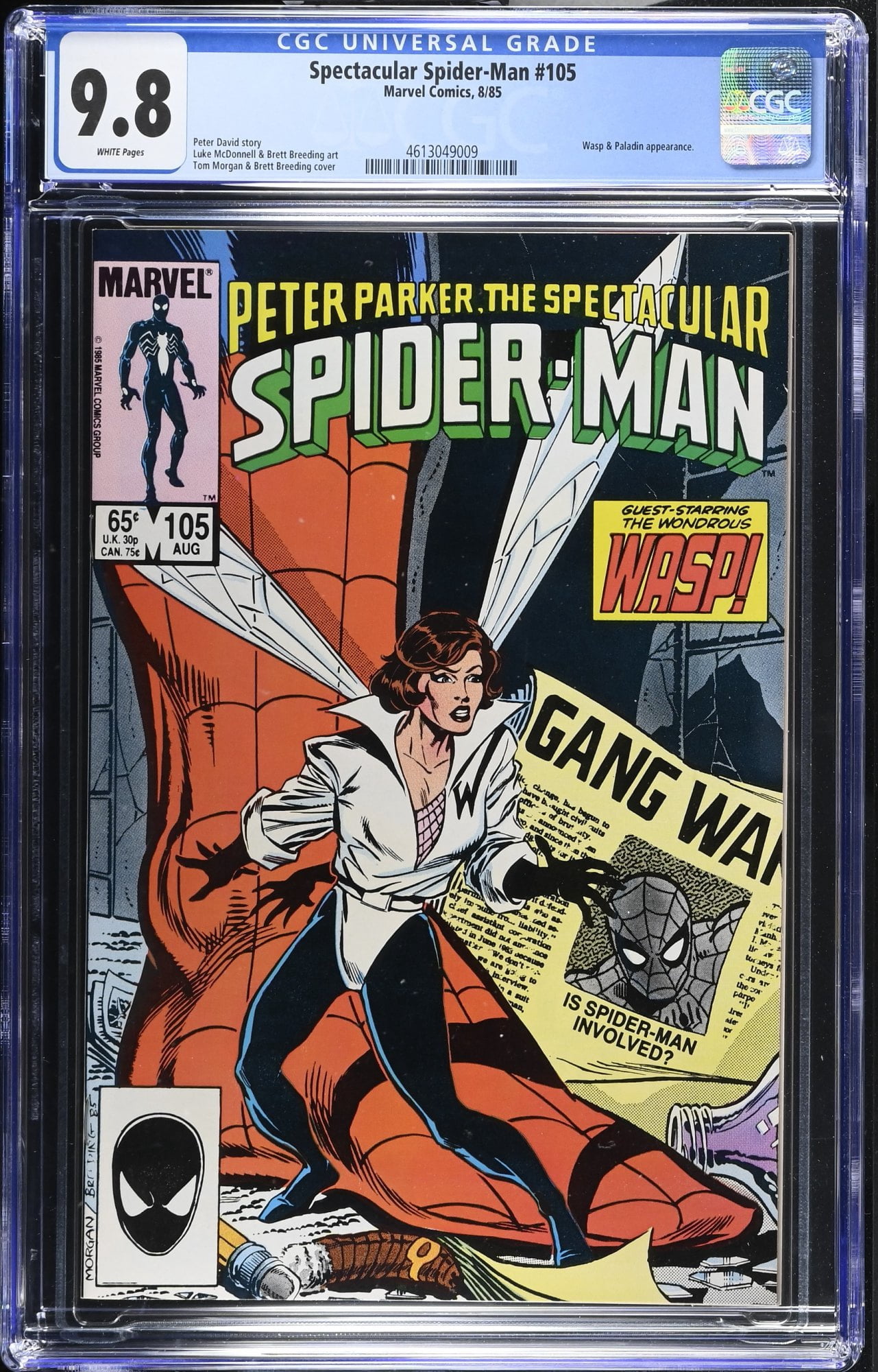 Cover of The Spectacular Spider-Man #105