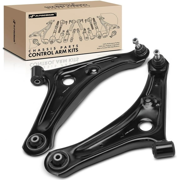 A-Premium 2 x Front Lower Control Arm with Ball Joint & Bushing, Compatible with Mitsubishi Mirage 2014-2015 2017-2023, Mirage G4 2017-2023