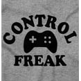 thumbnail image 2 of Control Freak Controller Geek Gamer Unisex Plus Fleece Graphic Sweatshirt Brisco Brands 2X, 2 of 5