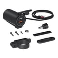 thumbnail image 2 of Adaptador de cargador universal para coche QC 3.0 DC12-24V para montaje en manillar con encendido y apagado Luz naranja, 2 of 9