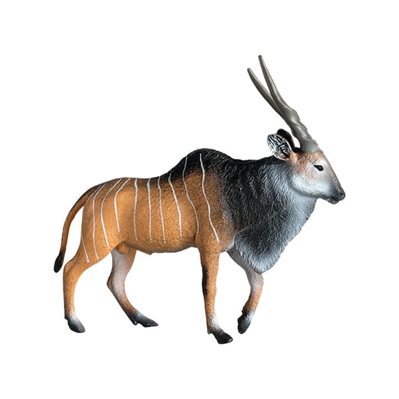 Modelo de simulación de animales salvajes, figura de animal falso, juguete de fiesta en miniatura, escultura de estatua para niñas, niños y niños Modelo de antílope