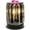 Black, variant on Leyoue Wrought Iron Crystal Wax Melt Warmer Electric Oil Burner Wax Warmer