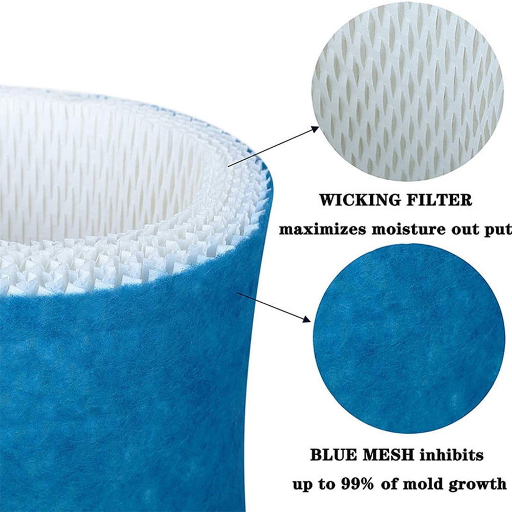 Fancy 2 Pcs Humidifier Wicking Filters for Honeywell HC-888, HC-888N, Filter C Blue