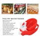 thumbnail image 3 of Bebedero automático para pollos 10 piezas comedero de agua seguro para aves de corral a prueba de fugas duradero con red para ganso para pollo para exteriores para conejitos ANGGREK Otros, 3 of 8