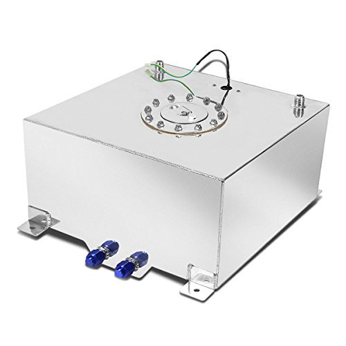 DNAMotoring Réservoir de Carburant en Aluminium 10 Gallons