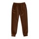 thumbnail image 3 of Gibobby Pantalones para mujer cintura alta para el frío Pantalones de chándal con forro polar para mujer, pantalones de chándal en la parte inferior(Marrón,CH), 3 of 5
