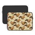 thumbnail image 2 of Bingfone Cute Squirrel with Green Leaves Laptop Sleeve Case 13 inch , 360° Protective Computer Carrying Bag, 2 of 8