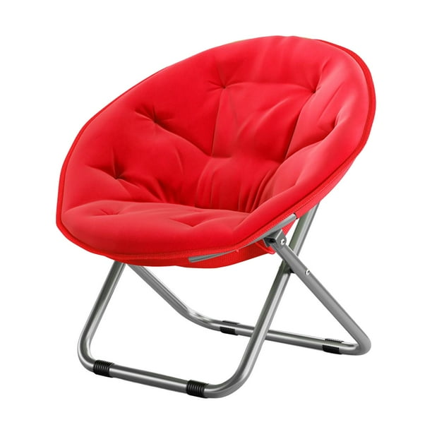 Silla de camping plegable Silla Silla de playa de ocio portátil Silla plegable perezosa rojo Zulema Asiento plegable
