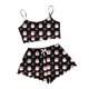 thumbnail image 5 of Blusas estampadas para mujer, jersey de manga corta con cuello redondo, top de moda, top de poliéster para mujer, pantalón, 5 of 6