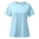 thumbnail image 4 of Puntoco 2024, tops a la moda de verano para mujer, jersey de manga corta sólido para mujer, tops de encaje, camisas, blusa, 4 of 5
