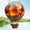 Orange, variant on Hot Air Balloon Solar Garden Light,Flame Effect Solar Garden Ornaments Outdoor,Hanging Hot Air Balloon Solar Lantern for Garden Decor,Light Up Solar Decoration for Home
