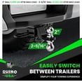 thumbnail image 4 of Rhino USA 2-Inch Dual Ball Hitch With Heavy Duty Reversible Tow Hitch for 2 Inch and 2-5/16 Trailers, Includes Weatherproof Anti-Theft Locking Hitch Pin, 4 of 5