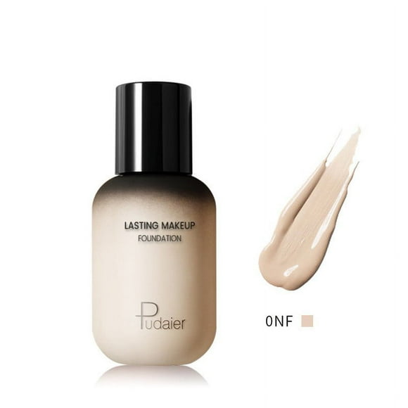 RKSTN Foundation Face Eye Foundation Liquid+Puff Block Defect Highlight Liquid Stick Makeup Natrual Liquid Puff Set 40ml Lightweight & Medium Coverage Foundation