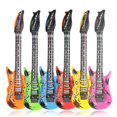 thumbnail image 1 of Guitarra inflable Rock Star CCINEE de 35 cm, paquete de 12 unidades para fiestas infantiles, 1 of 7