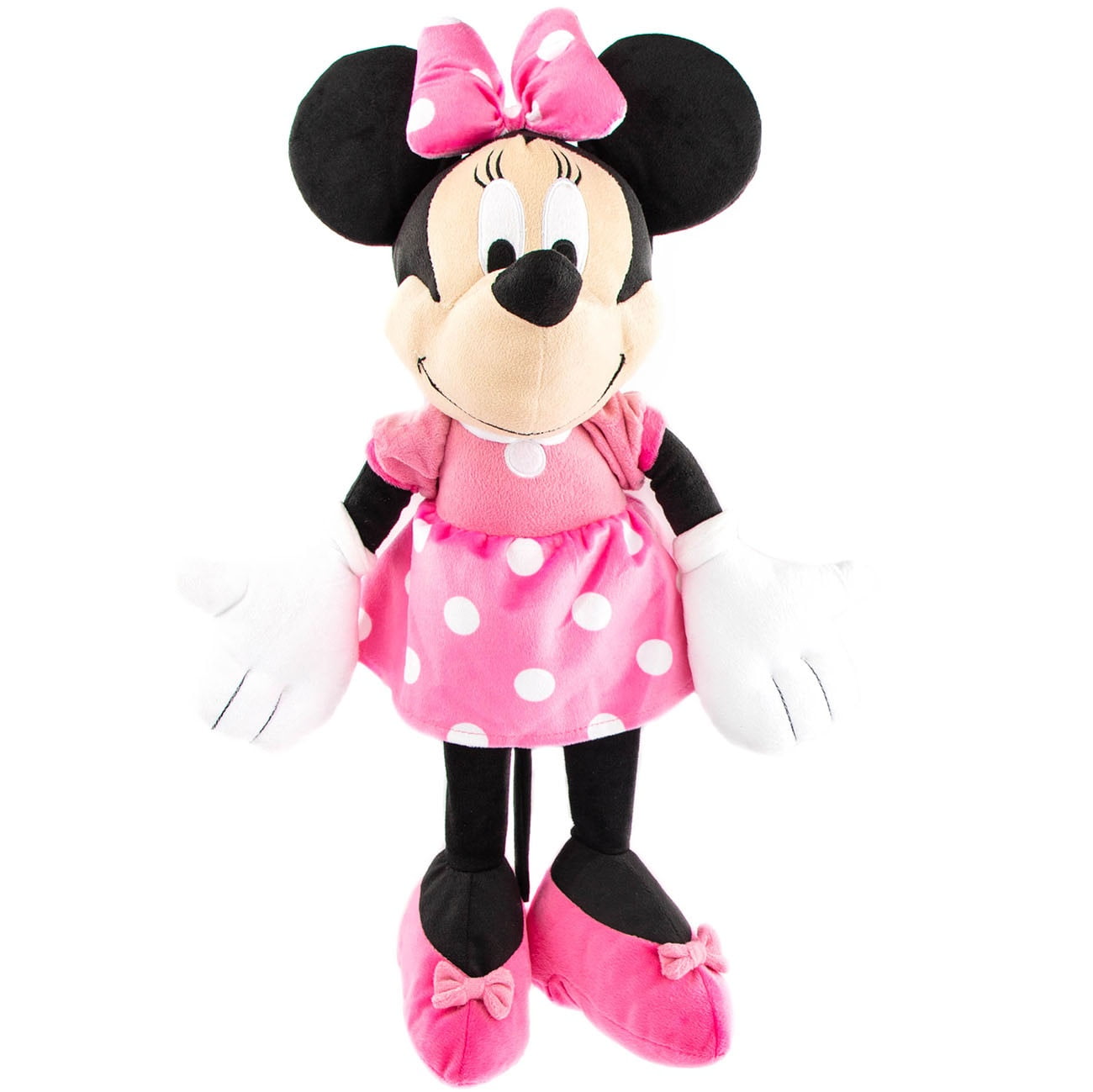 Minnie Mouse Kids Bedding Plush Cuddle and Decorative Pillow Buddy, 100% Polyester, Pink, Disney