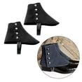 thumbnail image 2 of Polainas de gánster para hombre, regalo de Halloween, accesorios fotográficos, fundas para botas de pirata medieval de los años 20 Negro, 2 of 9