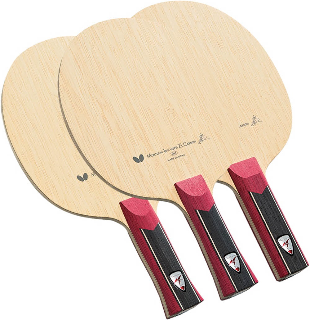 Professional Butterfly Table Tennis Blade Made in Japan FL Available in AN Innerfiber ZLC Blade Butterfly Harimoto Innerforce ZLC Table Tennis Blade and ST Handle Styles 