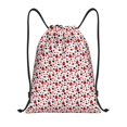 thumbnail image 1 of Fotbe Ladybugs 2 Bolsa Mochila con Cordón Estampada, Bolsa de Gimnasio Deportiva, Bolsa Cinch, Bolsa con Cordón para Hombres y Mujeres-Medium, 1 of 5