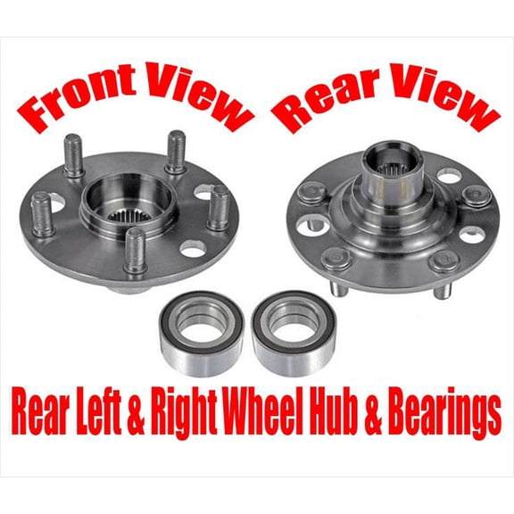 2 REAR Wheel Bearing With Hub Kits for Lexus RX300 99-03 All Wheel Drive 4x4