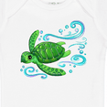 thumbnail image 4 of Inktastic Sea Turtle Swimming Boys or Girls Baby Bodysuit, 4 of 5
