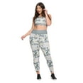 thumbnail image 4 of Women's Camo Activewear Sports Bra, Light Grey, XL, 4 of 5
