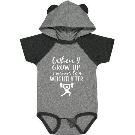 

Inktastic Weightlifting Sports Kids Weightlifter Gift Baby Boy Bodysuit