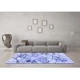 thumbnail image 3 of Ahgly Company Machine Washable Indoor Rectangle Abstract Blue Contemporary Area Rugs, 8' x 12', 3 of 4