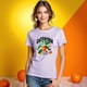 thumbnail image 3 of Playera Blusa De Naranjas Los Angeles California – Estilo Cítrico con Vibras del Oeste Color Lila Talla Extra Grande Marca Emil SaEs, 3 of 4
