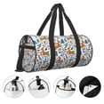 thumbnail image 3 of Pofeuu winter Scarf deer Print Travel Duffel Bag,Sports Tote Gym Bag,Shoulder Weekender Overnight Bag for Women Gym Bag, 3 of 6