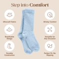 thumbnail image 4 of Calcetines Unboxme Gifts Cloud Ultra lujosos suaves azules, 1 par, 4 of 6