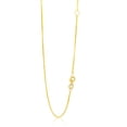 thumbnail image 1 of 14k Yellow Gold Adjustable Box Chain 0.8mm 18 in, 1 of 3