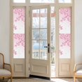 thumbnail image 2 of Cherry Blossom Window Privacy Film, Gradient Tree Pink Flower Plant Static Cling UV Sun Blocking Heat Control Window Tint Day and Night, Non-Adhesive One Way Windows Privacy Cover 17.7''x78.7'', 2 of 7