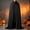 A_ Black Capes & Cloaks, variant on UTSJKR Mens Floor‑Length Wrapped Scarf Collar Cape Cloak Lightweight Wrinkle Fabric for Medieval Wanderer Larp Cosplay Festival Costume Accessory Black S
