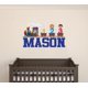 thumbnail image 5 of Vinilo decorativo de pared Tren con nombre personalizado CuteDecals 51 x 30 cm, 5 of 9