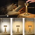 thumbnail image 4 of Lámparas Mesa Escritorio Recargables Decorativas Noche Led Dorado-Mancuerna, 4 of 5
