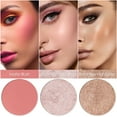 thumbnail image 7 of FOCALLURE 3 in 1 Blush and Highlighter Palette, Matte Blush and Shimmer Illuminator Highlighters,# 03, 7 of 7