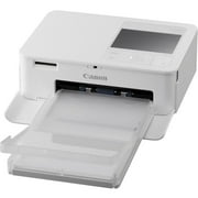 Canon SELPHY CP1500 Photo Printer (White) + Canon KP-36IP Color Ink and Paper Set + More Bundle(International Model)