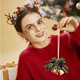 thumbnail image 1 of Isvgxsz Christmas Jingle Bell with Pine Cones Berries Xmas Silver Bell Hanging Ornament Special Design Jingle Bell Pendant for Christmas Tree Wreath Winter Holiday Party Home Decoration, 1 of 6