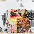 thumbnail image 3 of Custom Photo Picture Blanket, Personalised Blanket with Text Collage Pictures, Soft Custom Blanket Gifts, for Kid Mum Dad Friend Couple Birthday Wedding Gift, 3 of 6