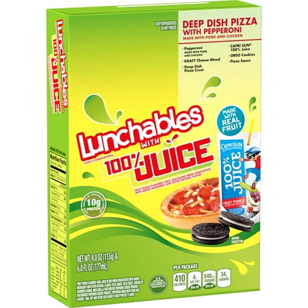 Lunchables Pepperoni Pizza Convenience Meals 10 oz Box
